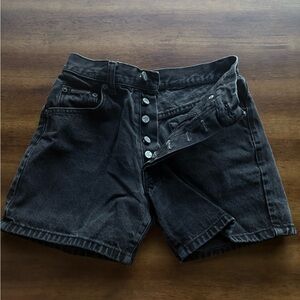 Calvin Klein Jeans Dark Gray Denim Shorts